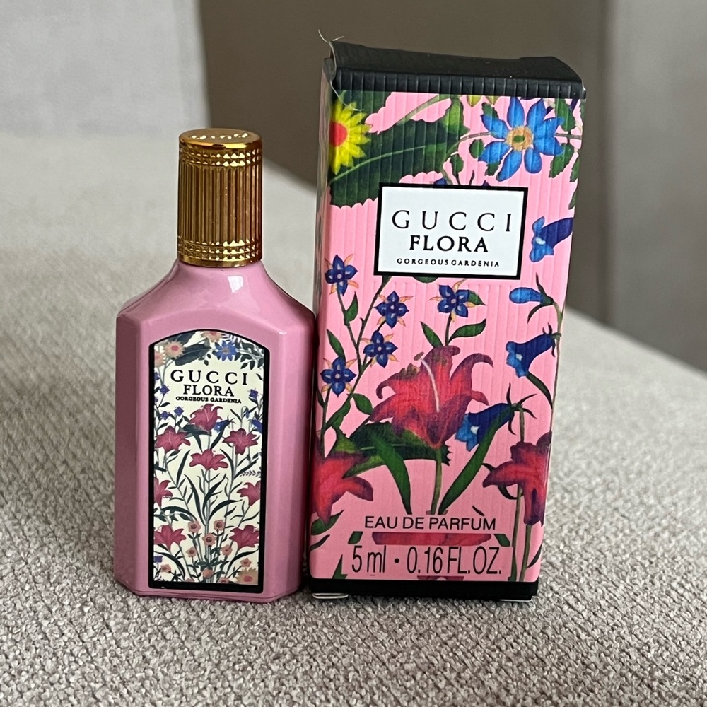 Gucci Flora Gorgeous Gardenia 5ml / 0.16 fl oz Mini Travel Size NIB